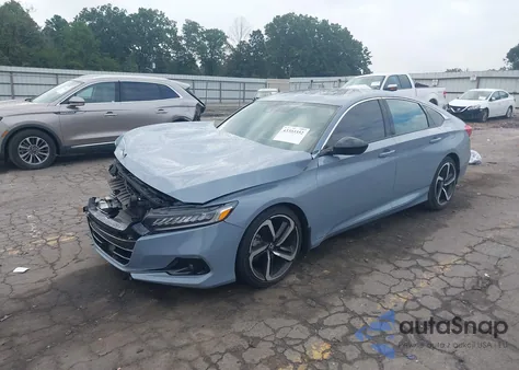 2022 Honda Accord Sport 2.0T из США, поврежденный, VIN 1HGCV2F36NA011339